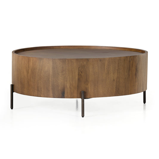 Lunas Drum Coffee Table-Guanacaste