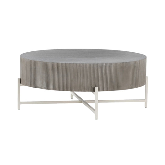 Jolene Outdoor Coffee Table-Gry Terrazzo