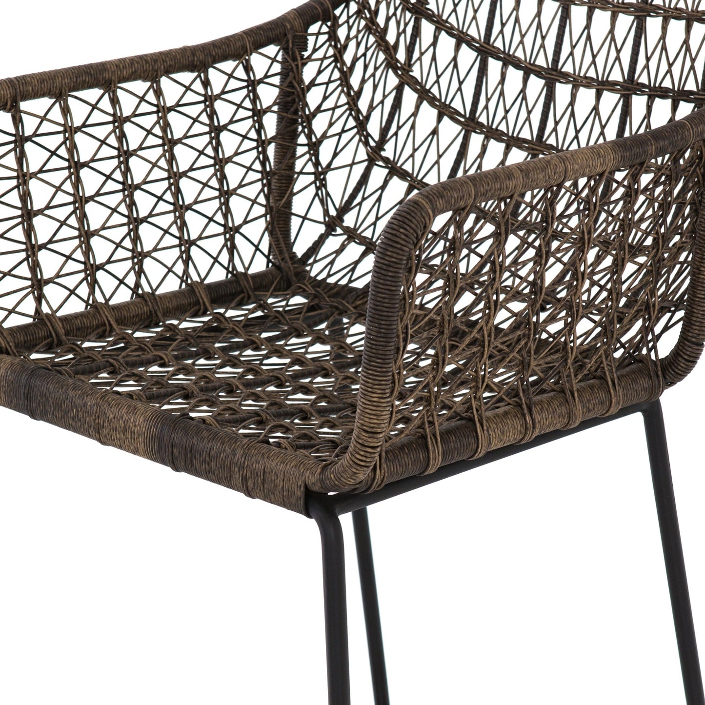 Bandera Outdoor Woven Bar Stool - Astonishing Home Collection
