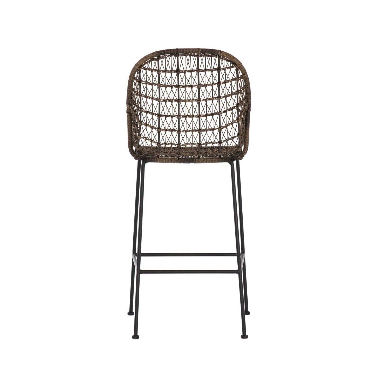 Bandera Outdoor Woven Bar Stool - Astonishing Home Collection