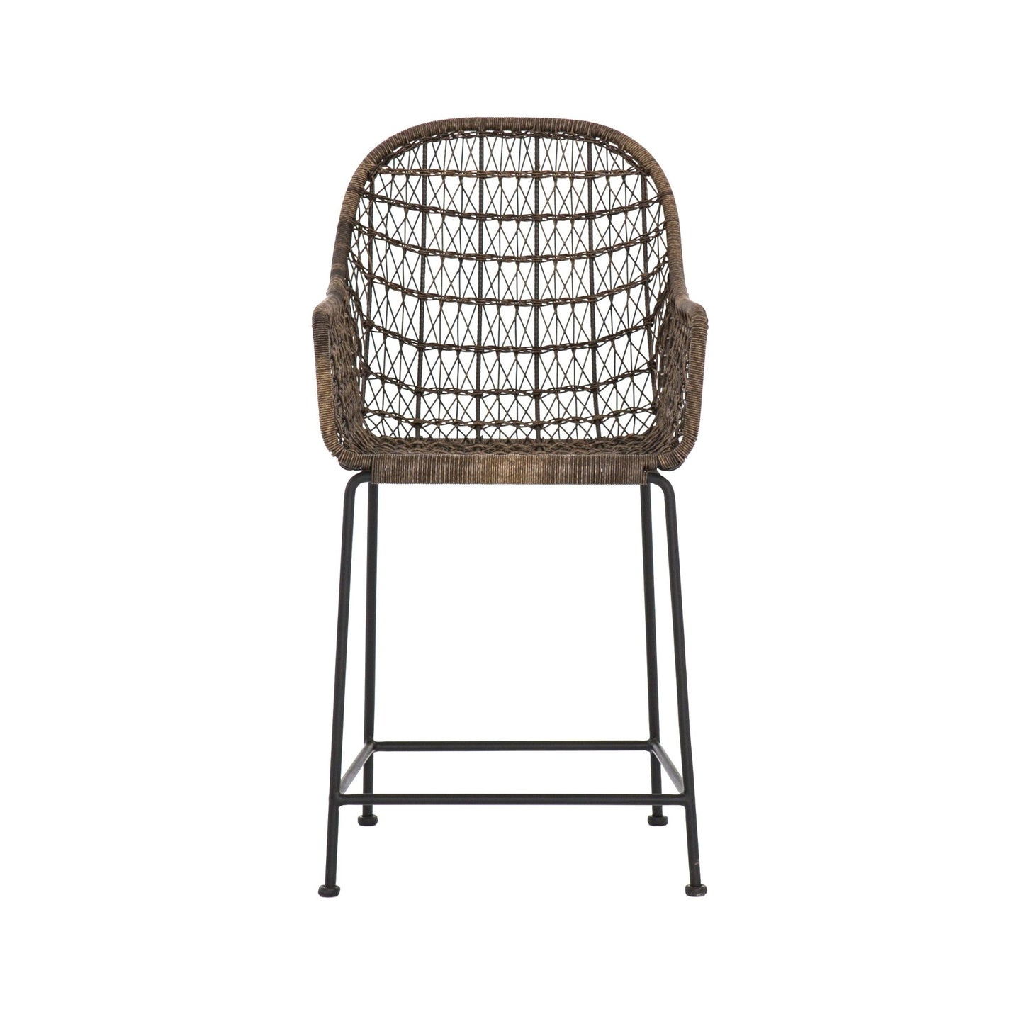 Bandera Outdoor Woven Counter Stool - Astonishing Home Collection