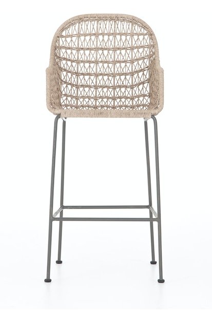 Bandera Outdoor Woven Counter Stool - Astonishing Home Collection