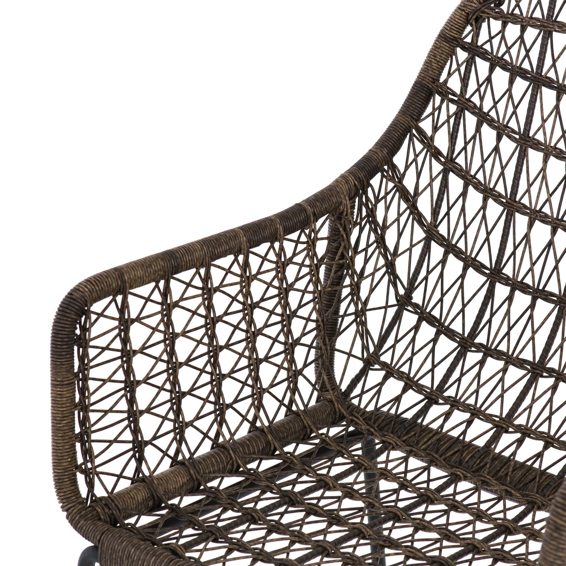 Bandera Outdoor Woven Counter Stool - Astonishing Home Collection