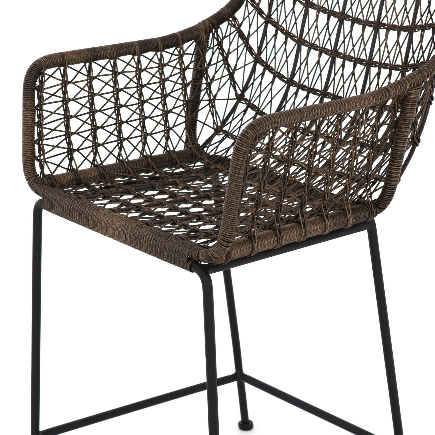 Bandera Outdoor Woven Counter Stool - Astonishing Home Collection