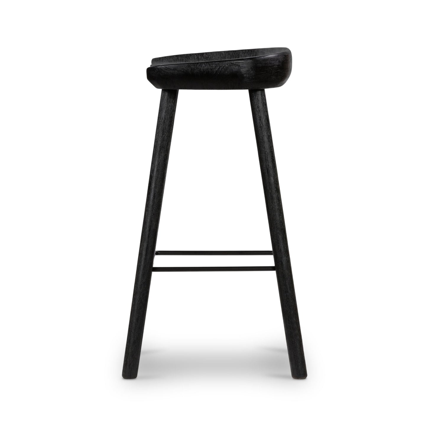 Barrett Stool-Matte Black Parawood-Bar - Astonishing Home Collection