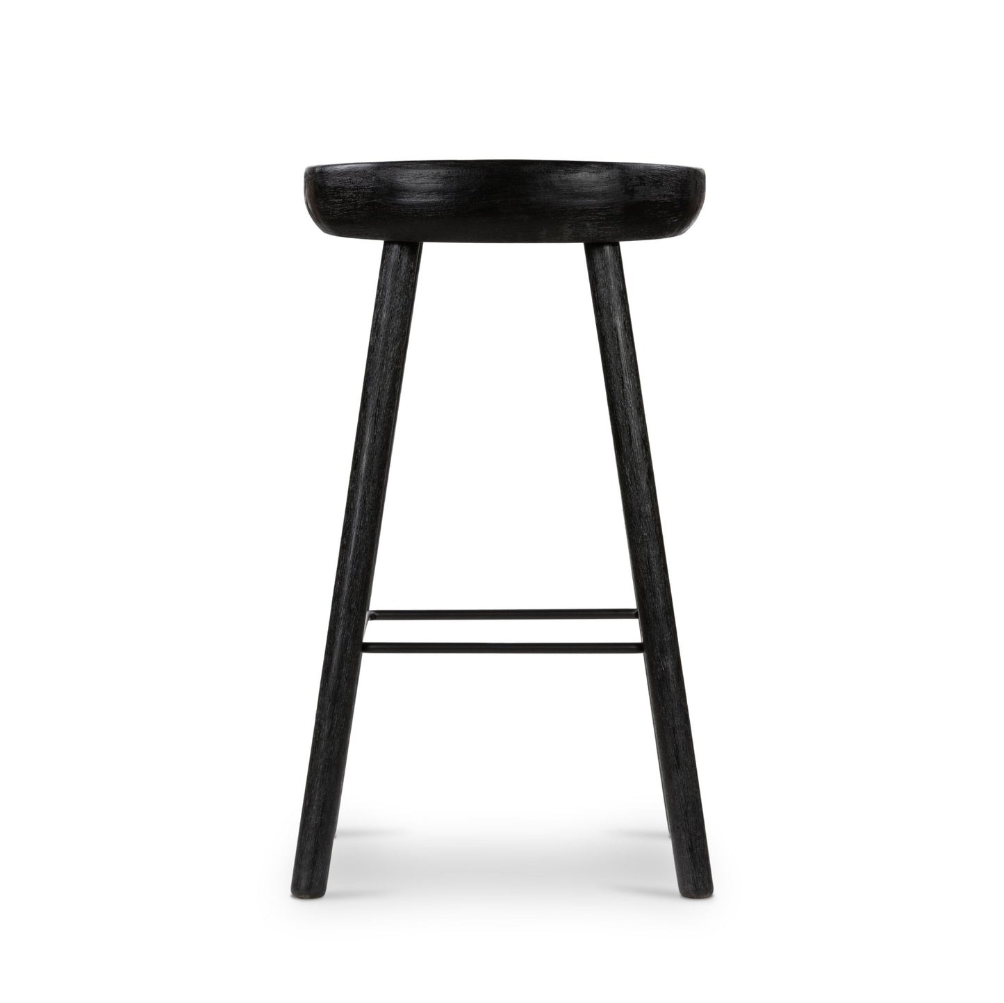 Barrett Stool-Matte Black Parawood-Bar - Astonishing Home Collection