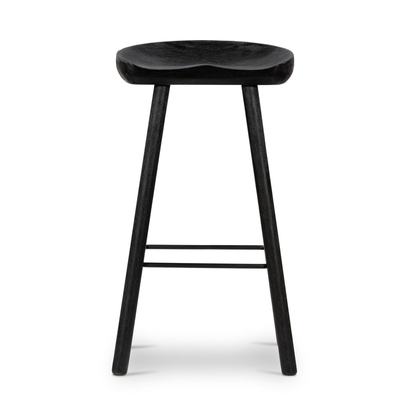 Barrett Stool-Matte Black Parawood-Bar - Astonishing Home Collection