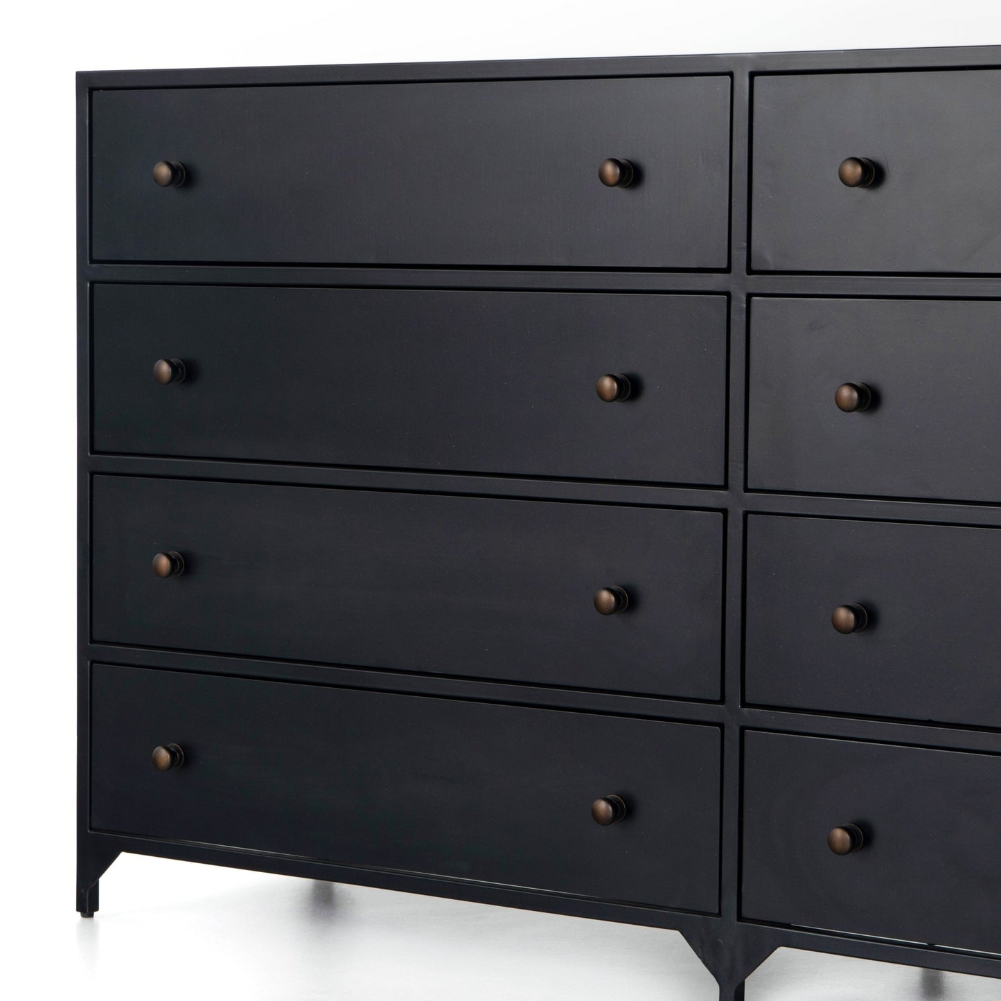 Belmont 8 Drawer Metal Dresser - Astonishing Home Collection