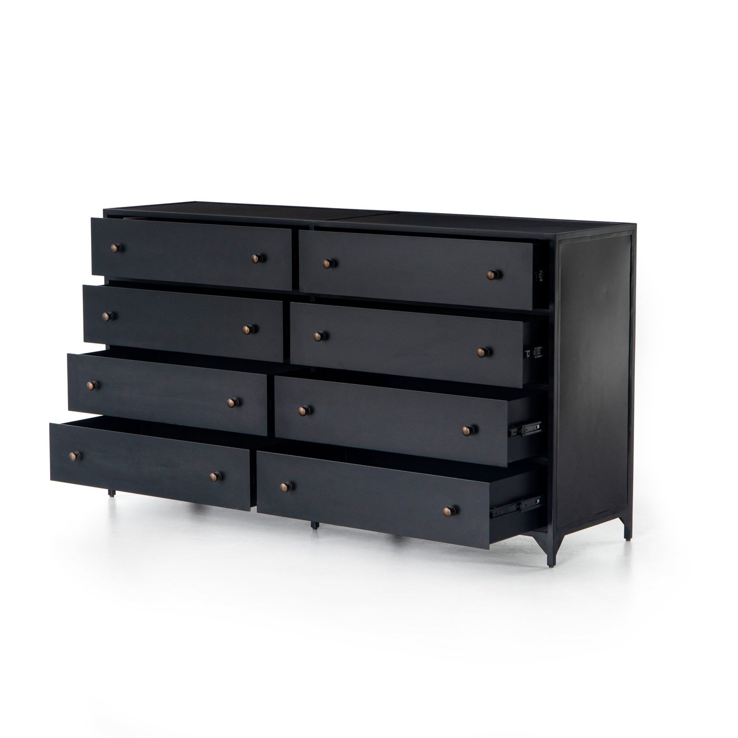 Belmont 8 Drawer Metal Dresser - Astonishing Home Collection